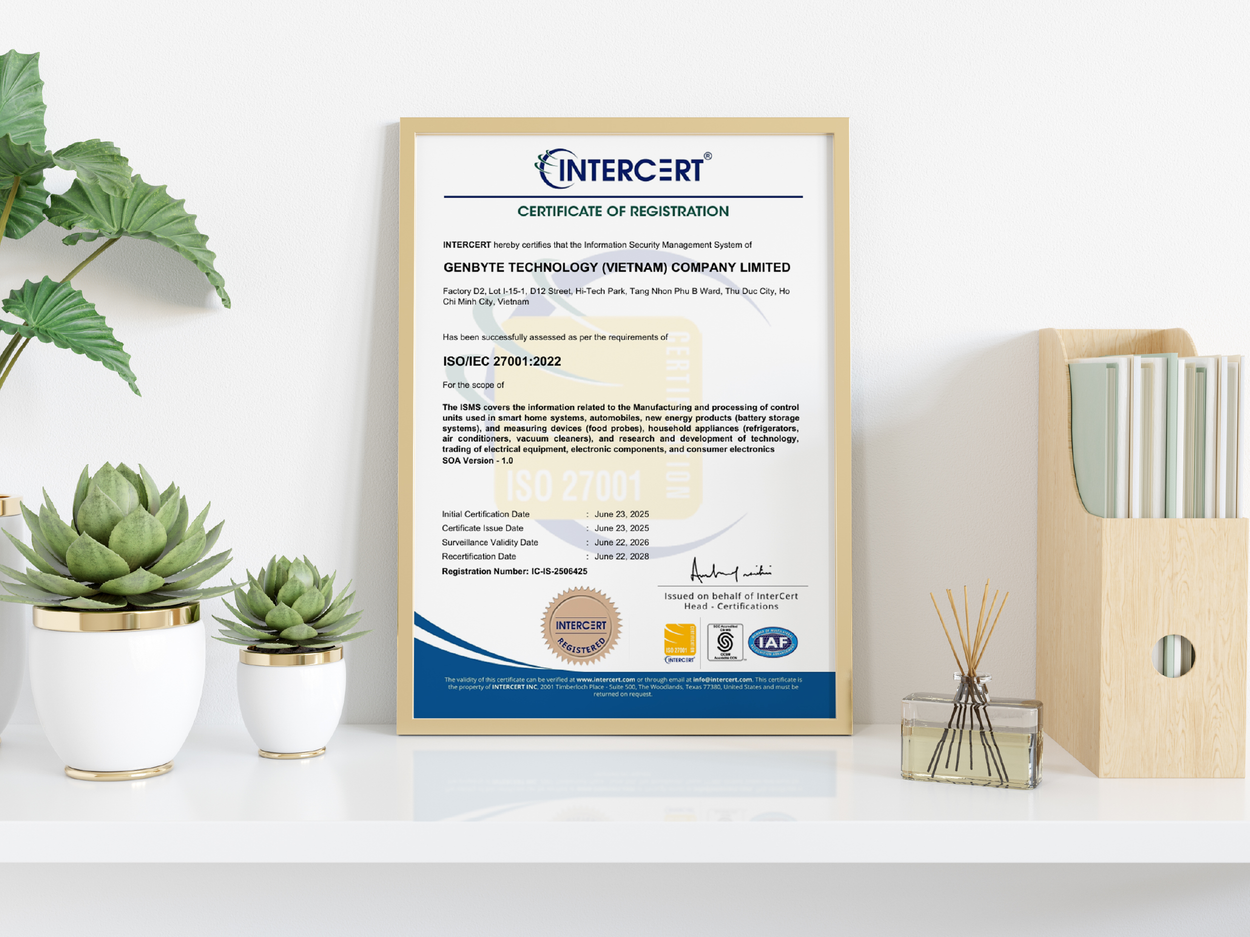 chứng nhận ISO 27001