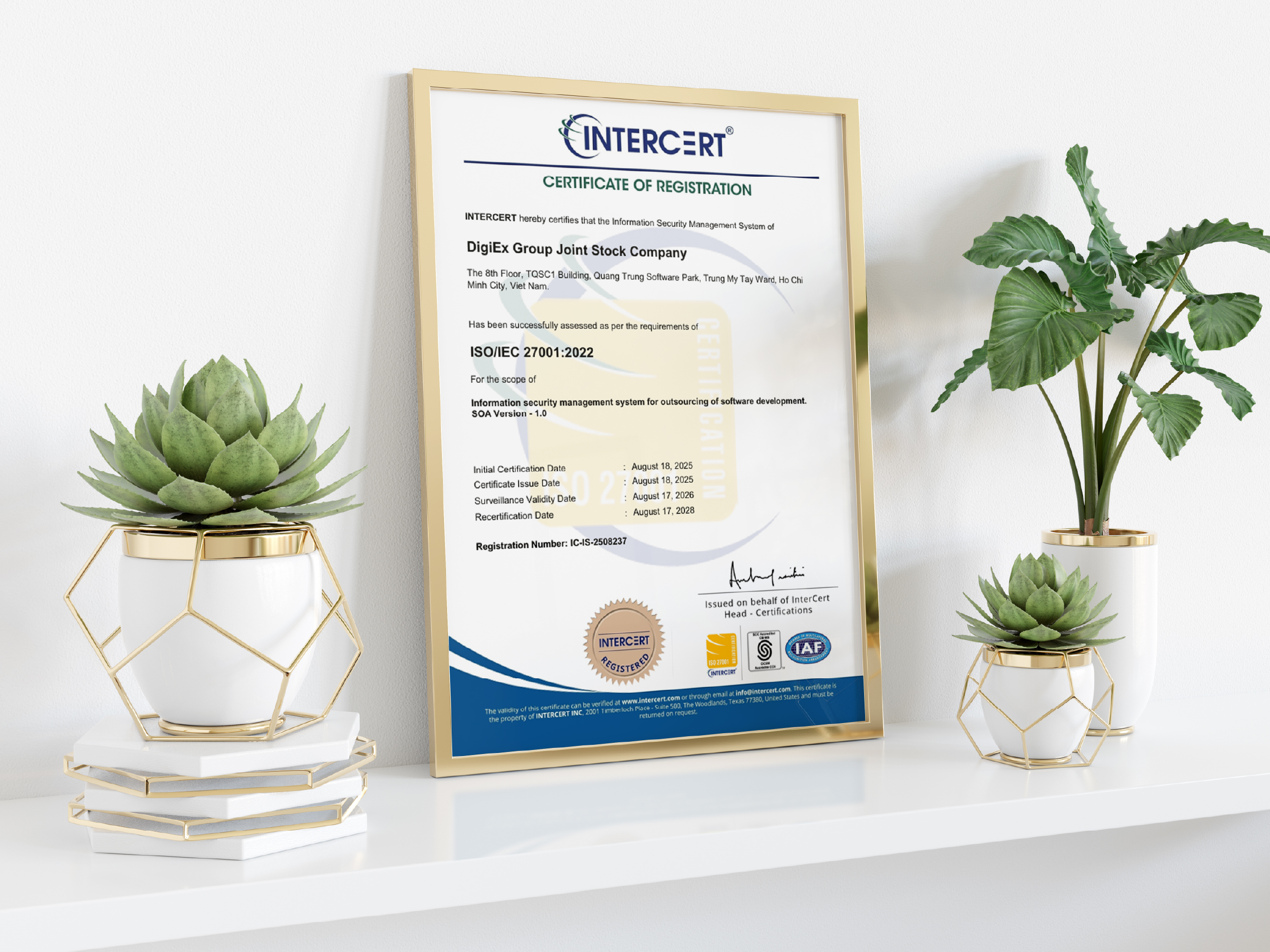 chứng nhận ISO 27001