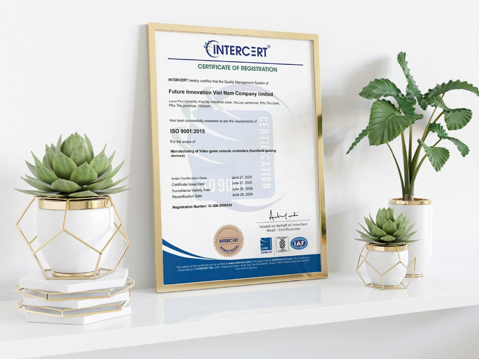 Chứng nhận ISO 9001