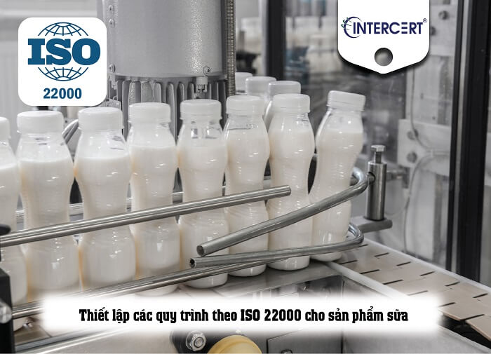 chương trình ISO 22000 cho sản phẩm sữa