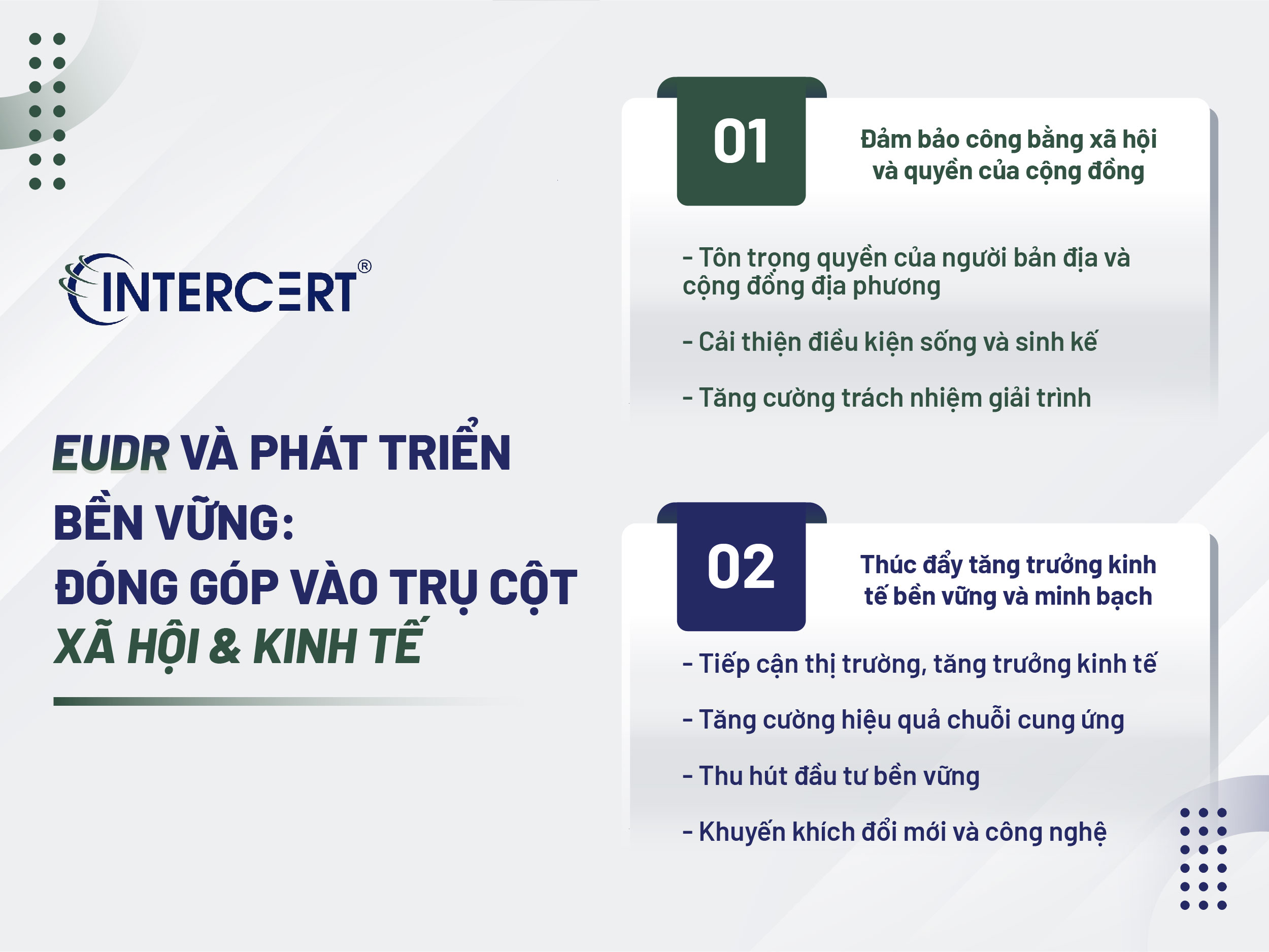 Mối liên hệ giữa EUDR và Phát triển bền vững là gì