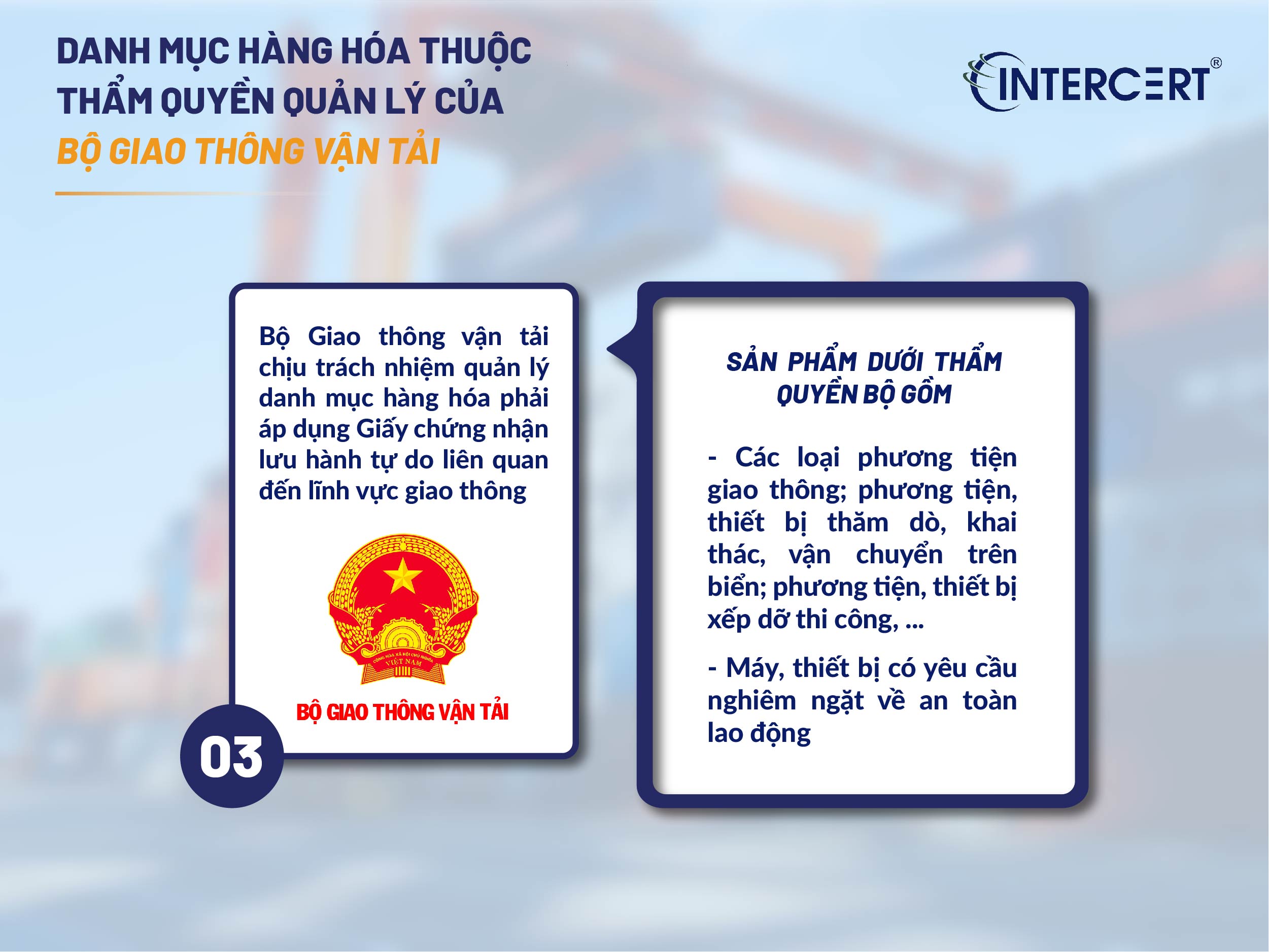 Danh mục hàng hóa và thẩm quyền quản lý CFS
