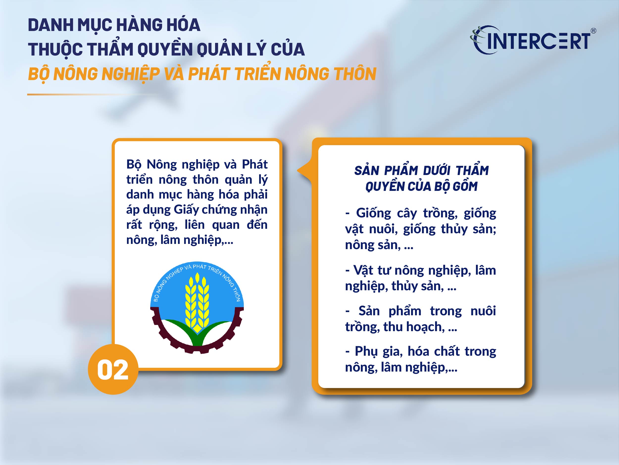 Danh mục hàng hóa và thẩm quyền quản lý CFS
