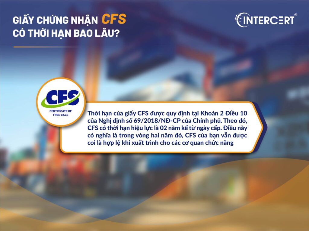 Thời gian cấp CFS là bao lâu ? Khi nào CFS hết hạn?
