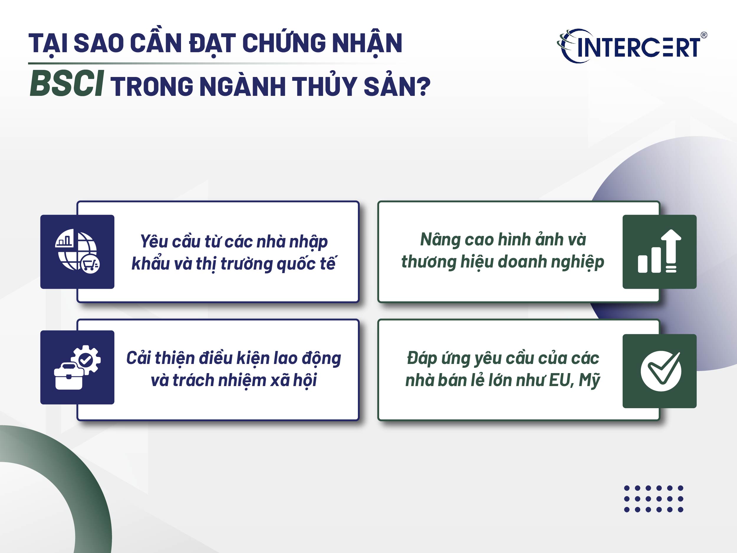 chứng nhận BSCI thủy sản
