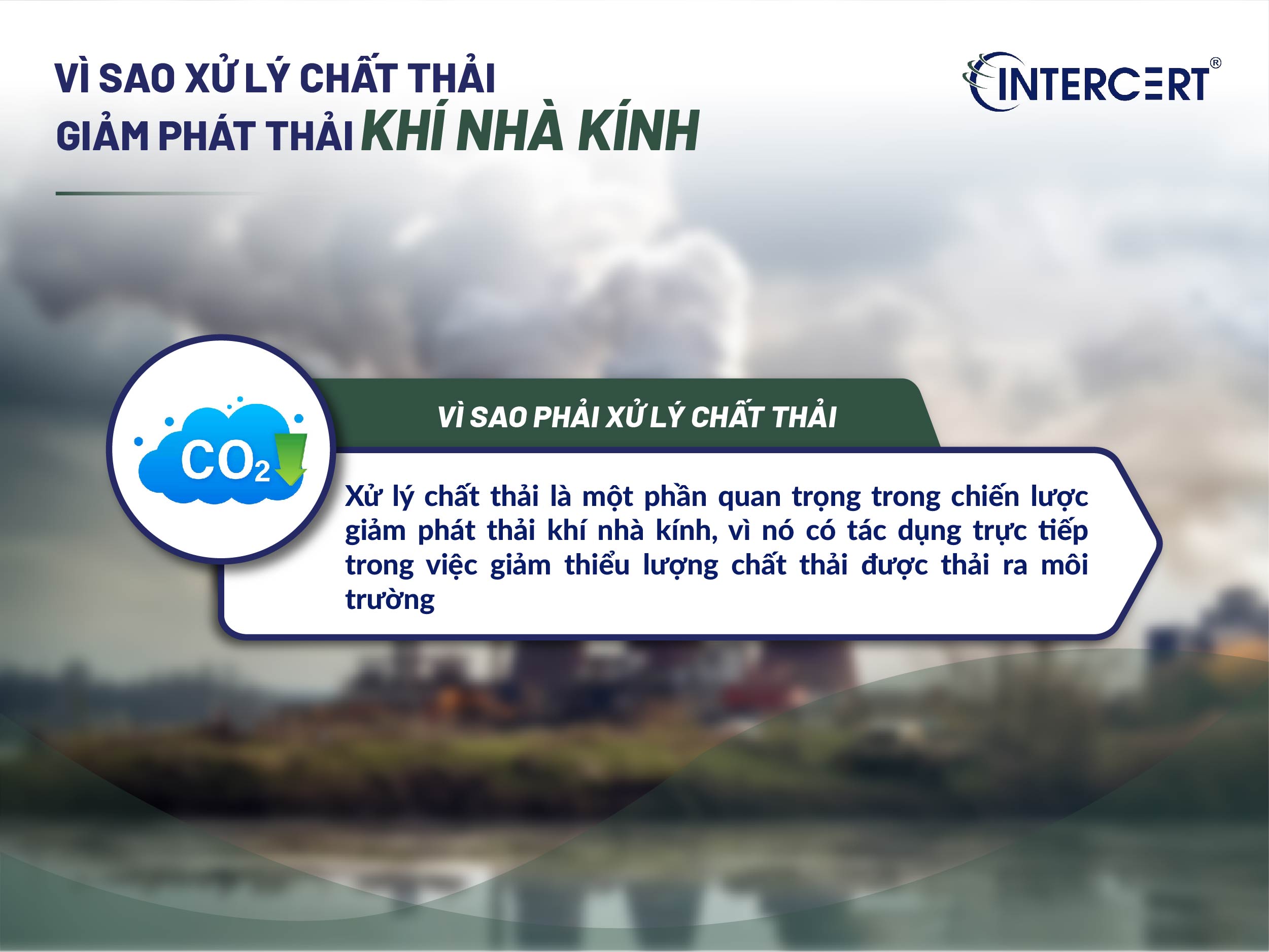 Xử lý chất thải giảm phát thải khí nhà kính