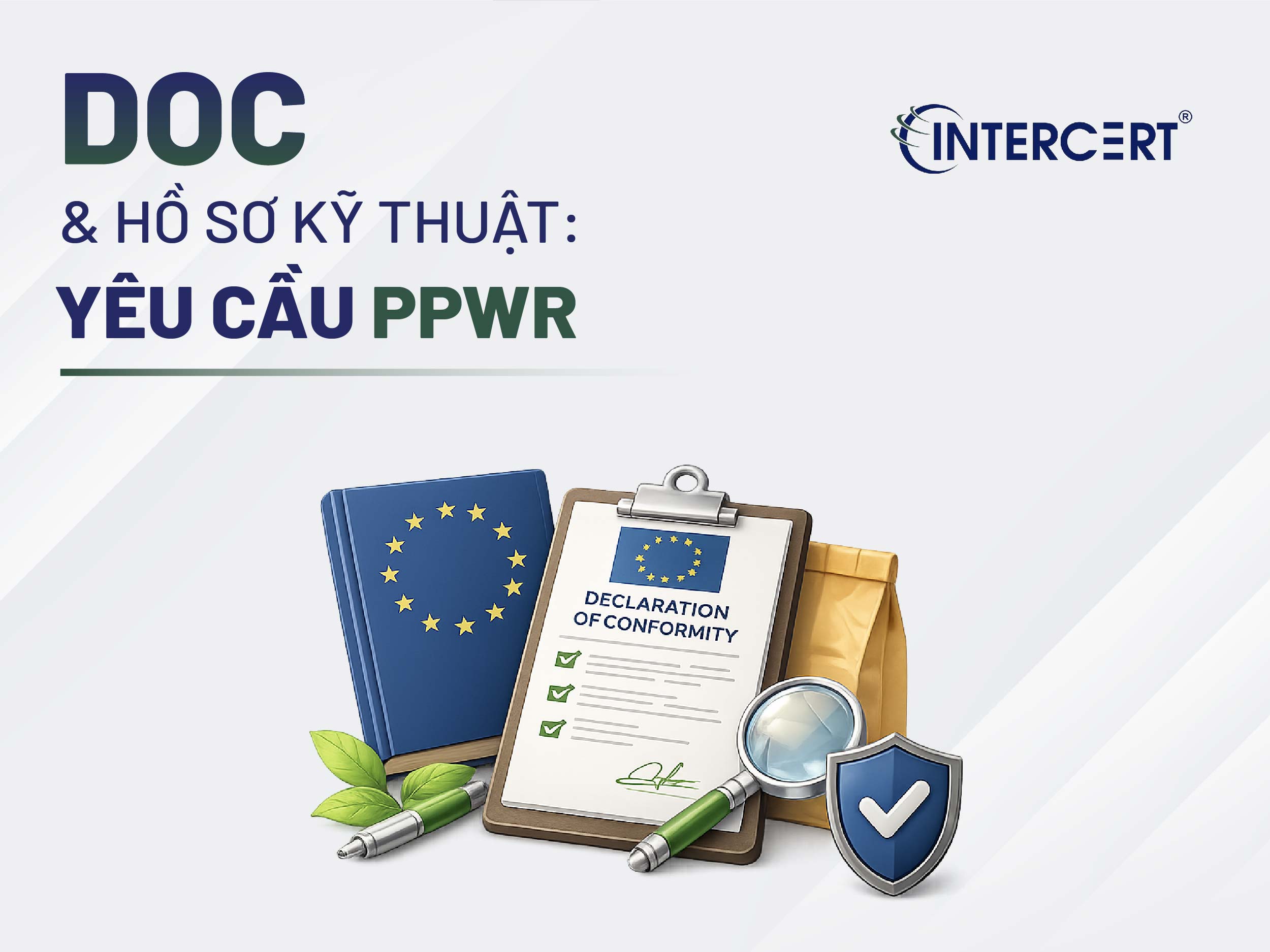 Bản công bố hợp chuẩn DoC và Hồ sơ kỹ thuật tuân thủ PPWR